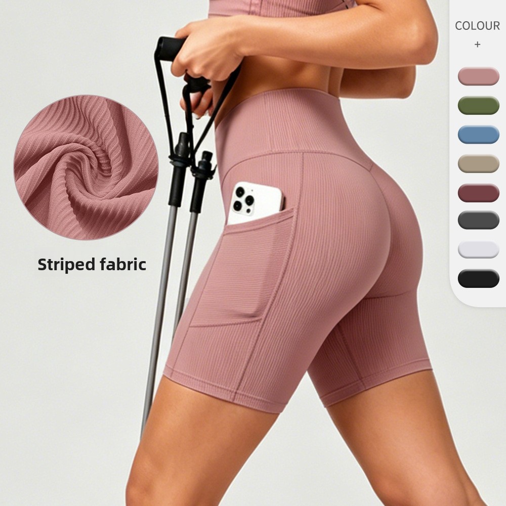 Crossfit Lifting - Shorts de Yoga Femininos com Cintura