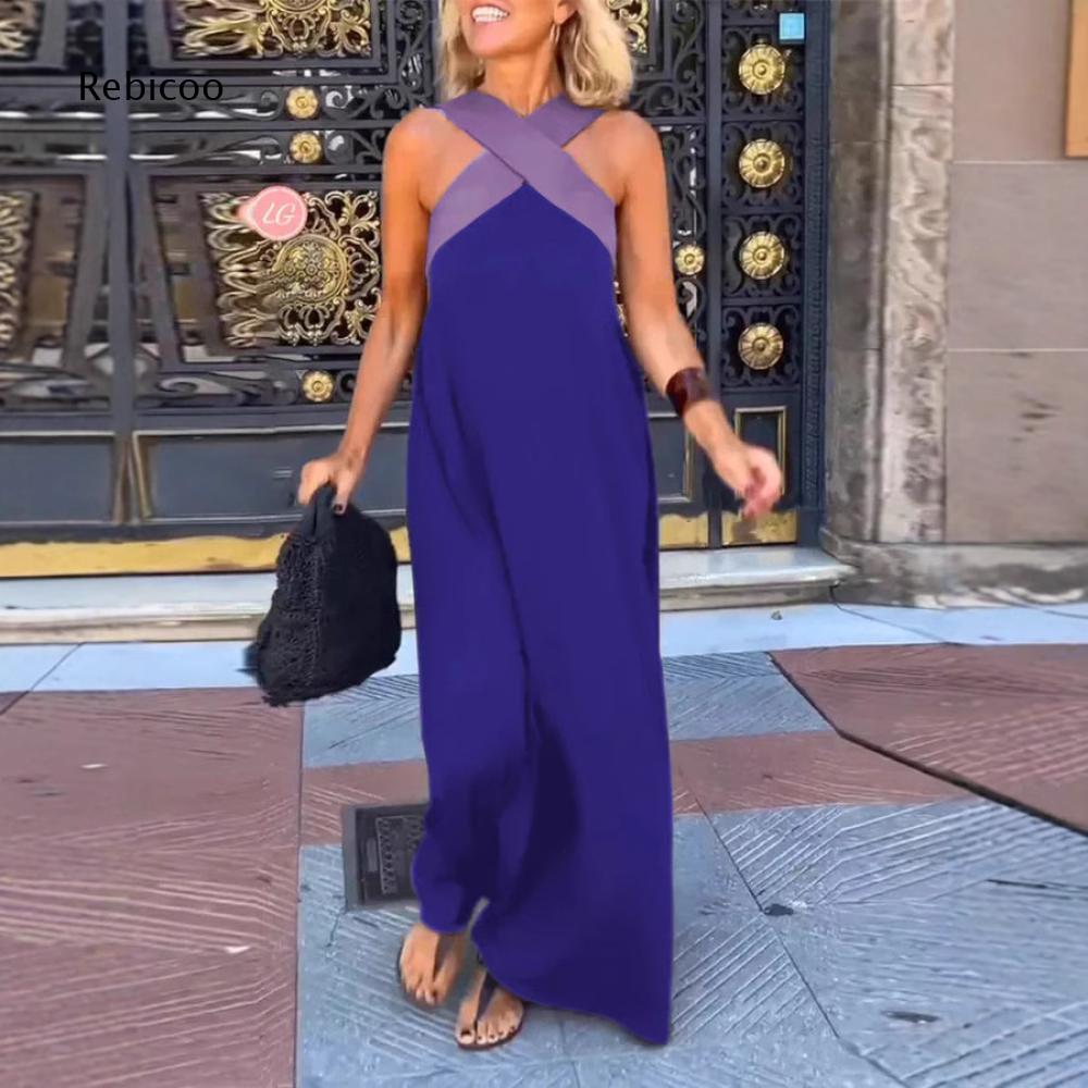 Crossfit Event - Vestido Longo Solto para Mulheres com