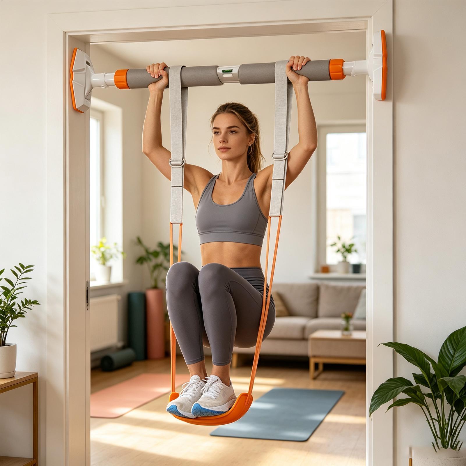 Pull Up Assist Band - Barra Horizontal para Flexões com Faixas