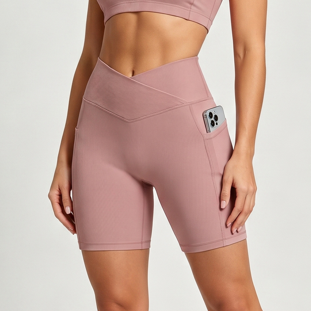Shorts de Yoga Femininos com C - Crossfit Lifting avaliação e preço