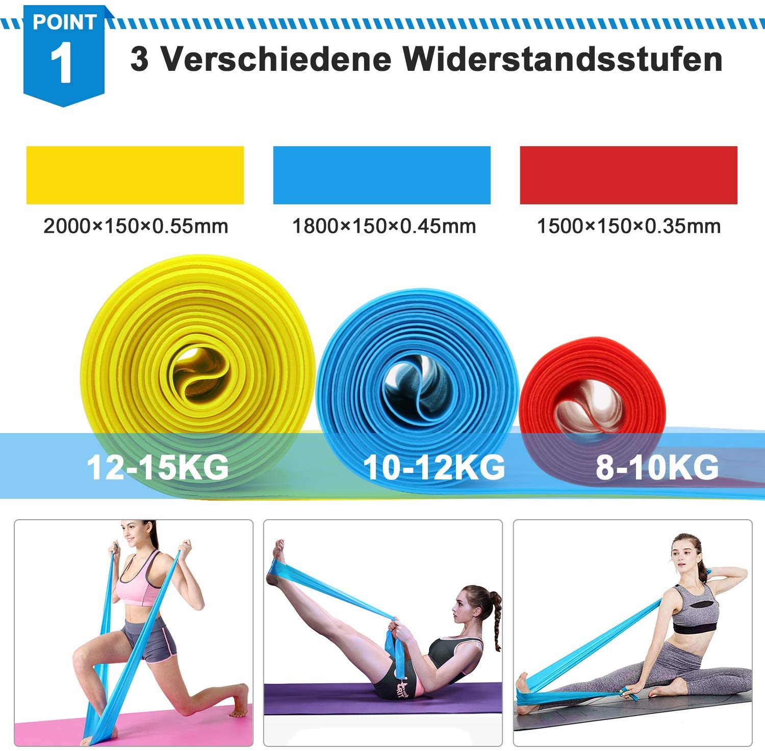 Faixas elásticas de fitness, 3 - Crossfit Accessories avaliação e preço